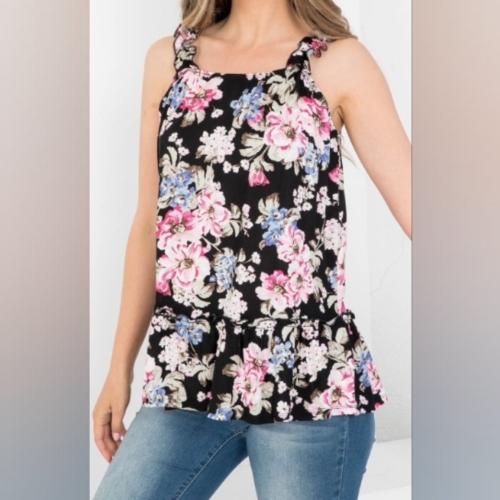 Floral Women  Tank Tops